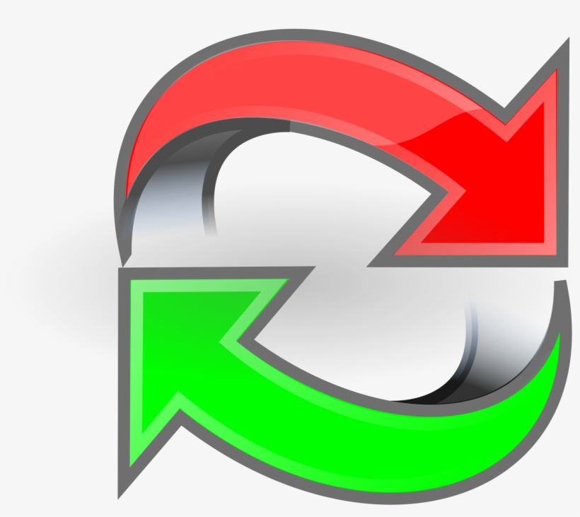 This Free Icons Png Design Of Arrows Green Red Loop, transparent png #676287