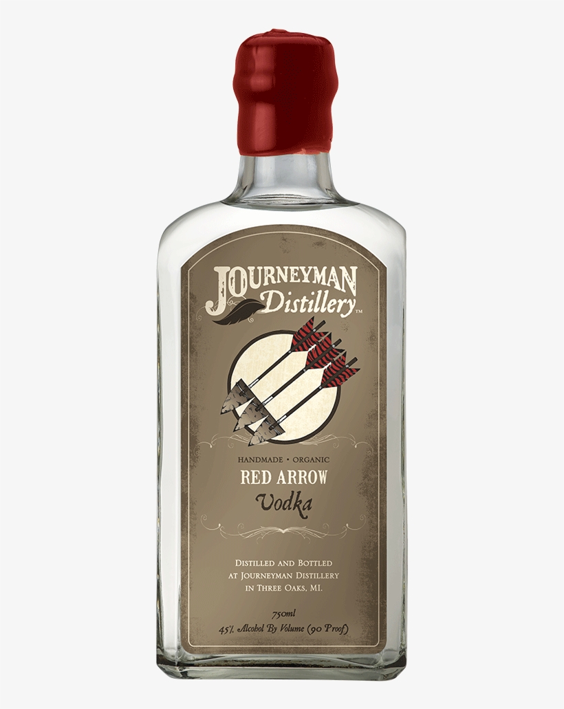 Red Arrow Vodka - Journeyman Distillery Bilberry Black Hearts Organic, transparent png #676643