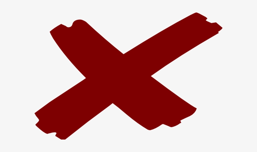 Mark Clipart Wrong - X Marks The Spot Gif, transparent png #676843