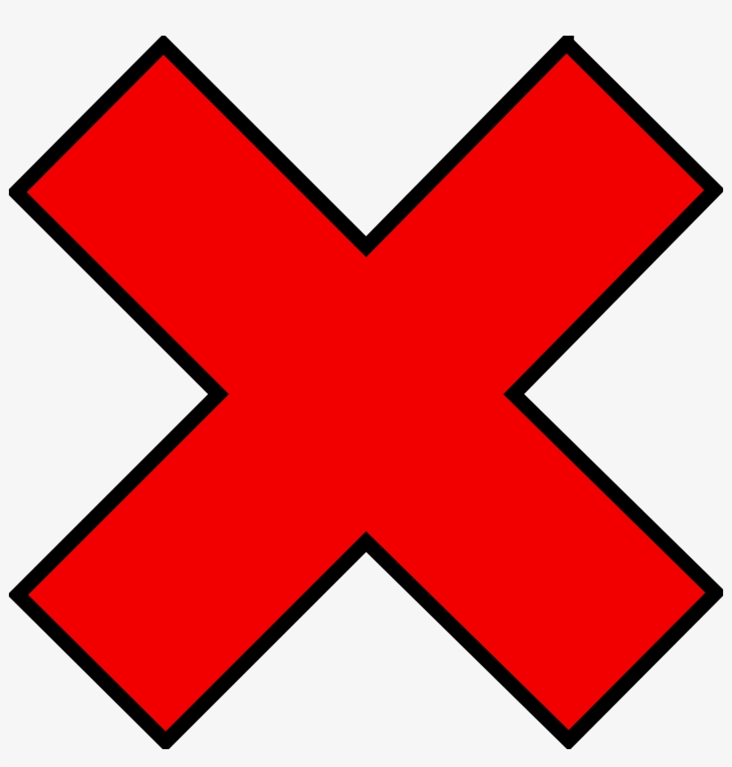 Red Cross Clipart Wrong Answer - Red Cross Clipart - Free Transparent PNG  Download - PNGkey