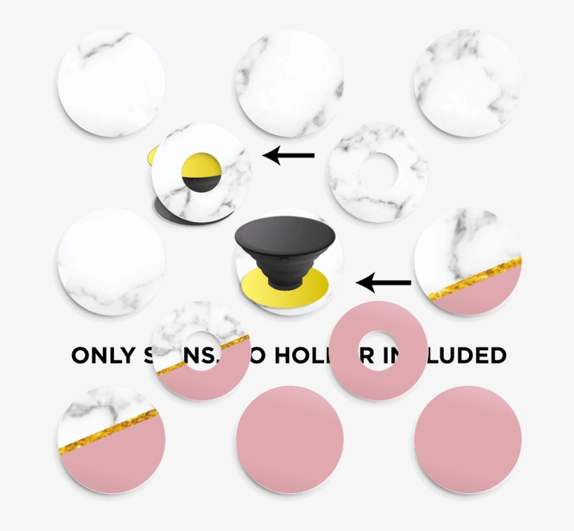 Marble Dusty Pink And Gold - Suction, transparent png #677567