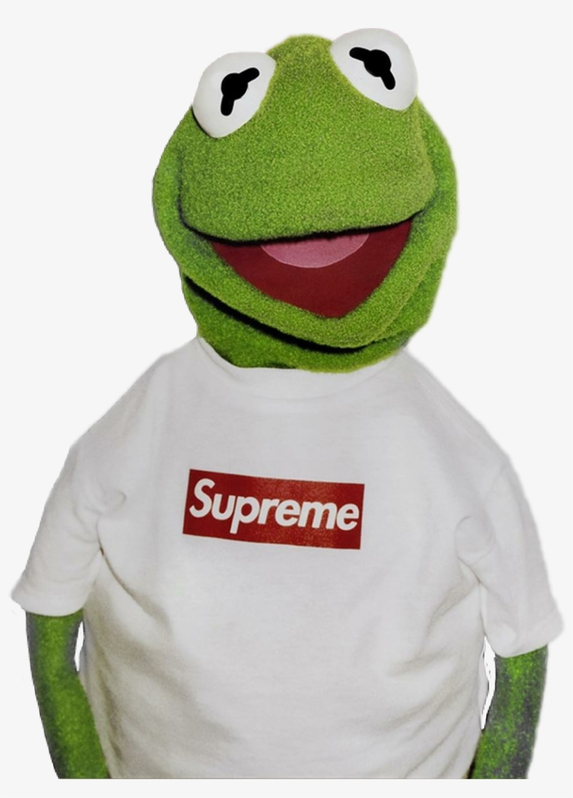 Transparent Supreme Kermit The Frog - Kermit In Supreme, transparent png #677805