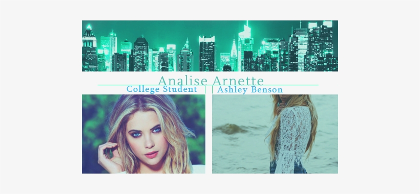 Analise May Arnette • 18 • College Student • Ashley - View Of New York, transparent png #677886
