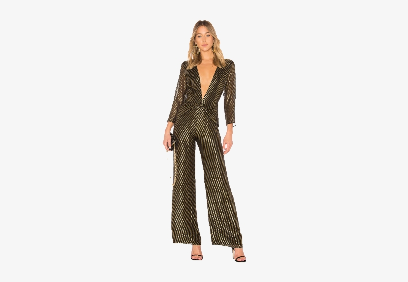 Lpa Jumpsuit 437 In Gold Dot - Clothing, transparent png #677975