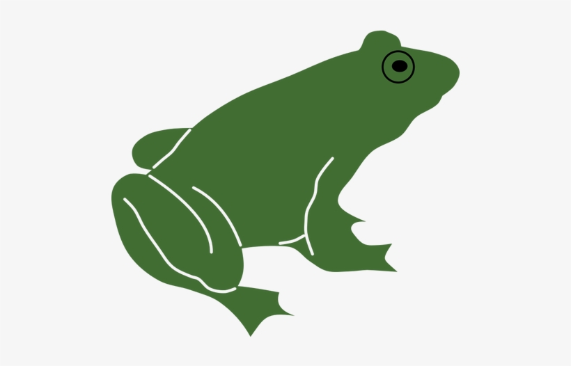Bullfrogs Silhouette American Bullfrog Tree Frog - Frog Silhouette Green, transparent png #678049