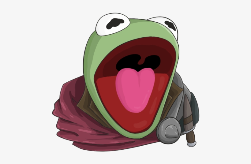 Another Emote I Made For A Discord Group - Kermit The Frog Emote, transparent png #678090