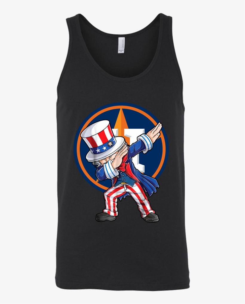 Houston Astros Uncle Sam Dabbing Independence Day Mlb - Day Of The Dead Cat Shirts, transparent png #678450