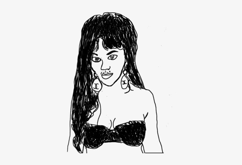 28 Collection Of Lil Kim Drawing - Lil Kim Illustration, transparent png #678693