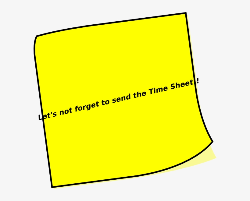 Original Png Clip Art File Timesheet Reminder Svg Images, transparent png #678981