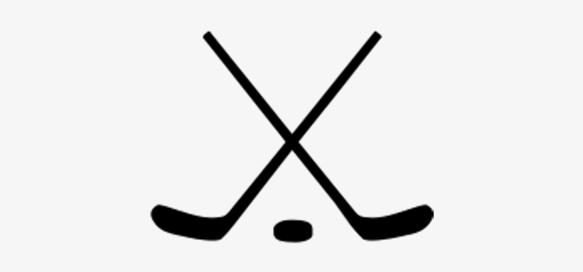 Crossed Ice Hockey Sticks And Puck Clipart - Crossed Hockey Sticks Png, transparent png #679165
