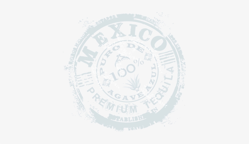 100% Blue Agave Tequila - Tequila Stamp Logo, transparent png #679369