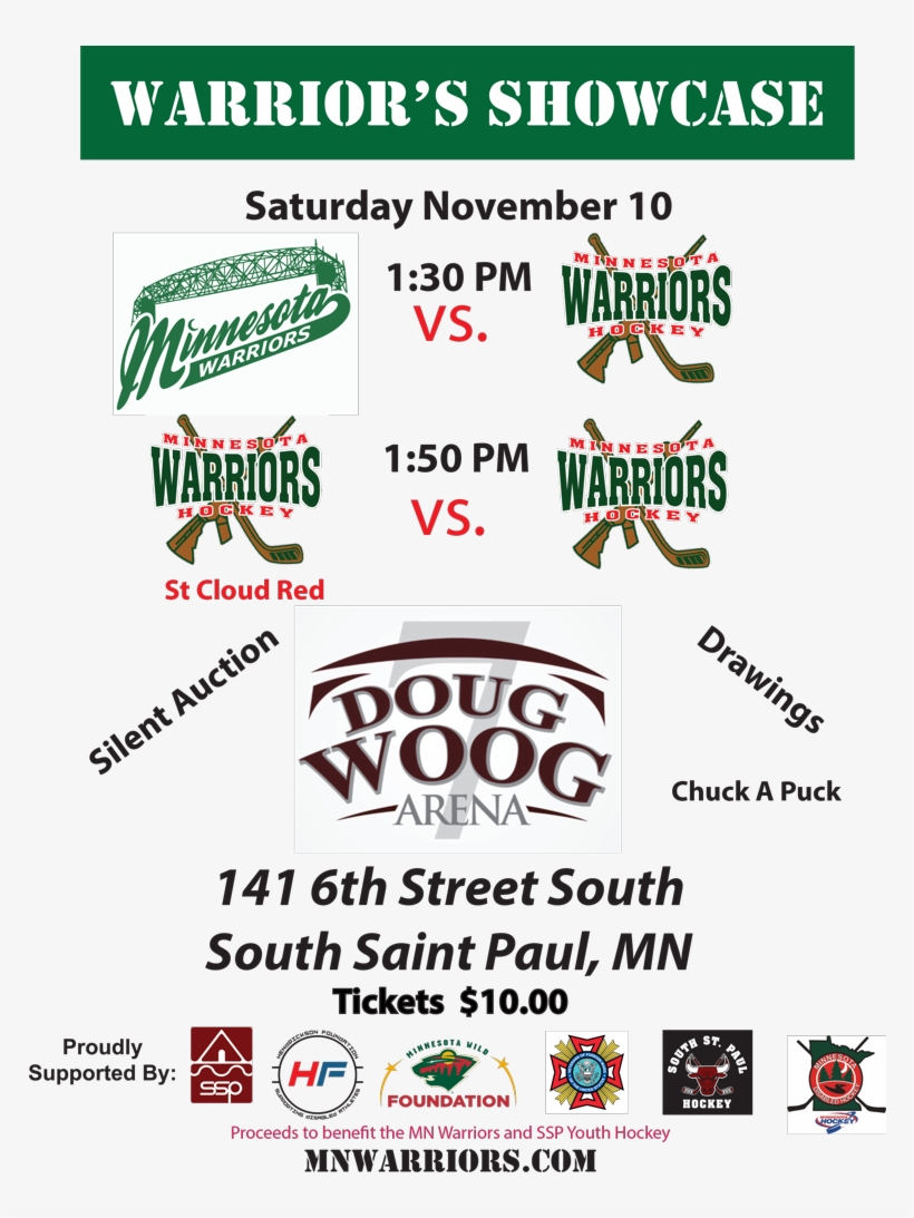 Mn Warriors @ Wild Game - South St. Paul, transparent png #679652
