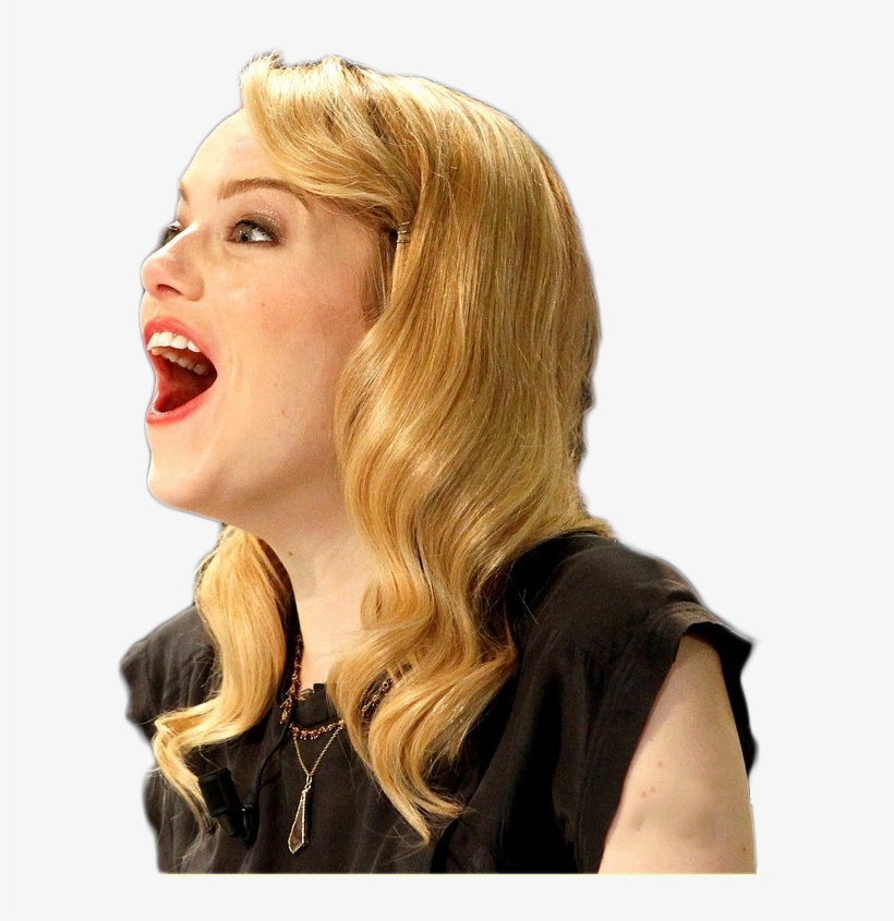 Emma Stone Laughing In Disbelief - Emma Stone Laughing, transparent png #679692