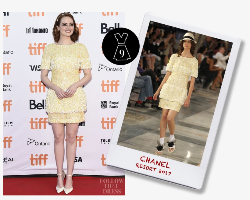 Emma Stone In Chanel Resort - Toronto International Film Festival, transparent png #679836