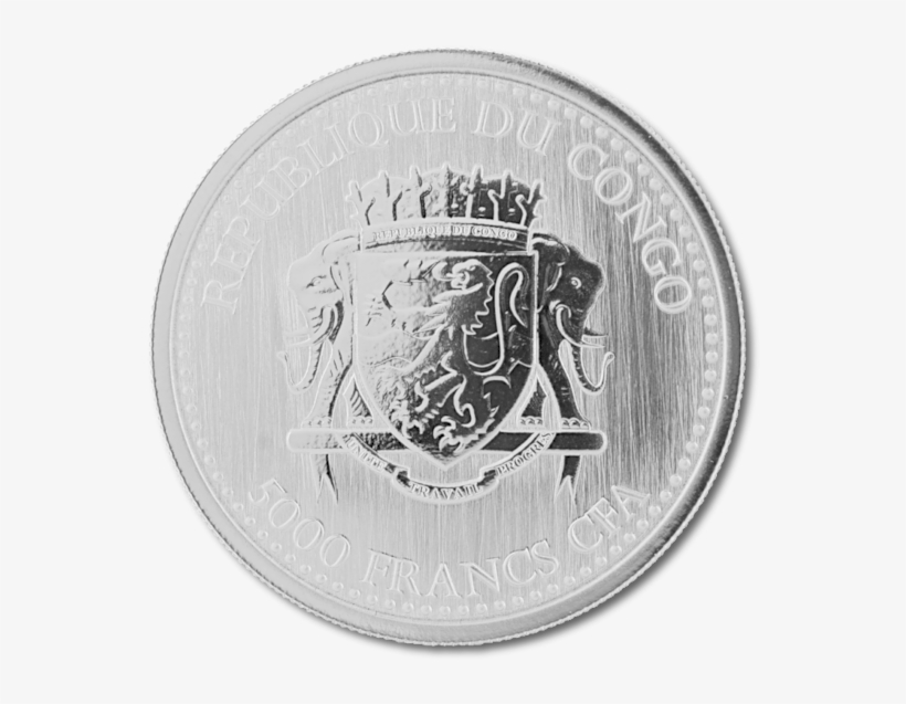 1 Oz Congo Silverback Gorilla, transparent png #6700160