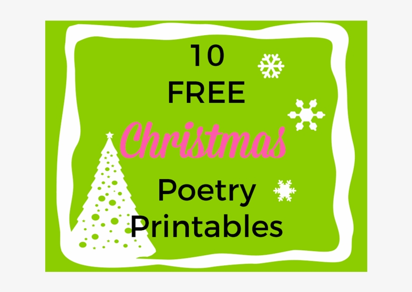 10 Free Christmas Poetry Printables, transparent png #6701661