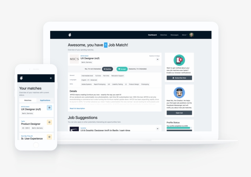 Sign Up Now And Get Job Matches In Just Few Minutes, transparent png #6701953