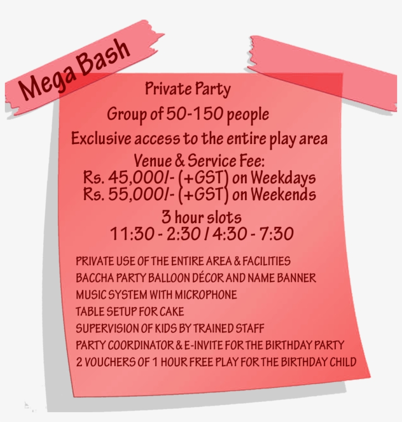 Parle Birthday Bash, transparent png #6703211