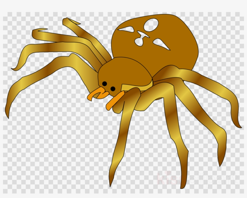 Spider Clipart Brown Recluse Spider Spider Web Clip, transparent png #6703621
