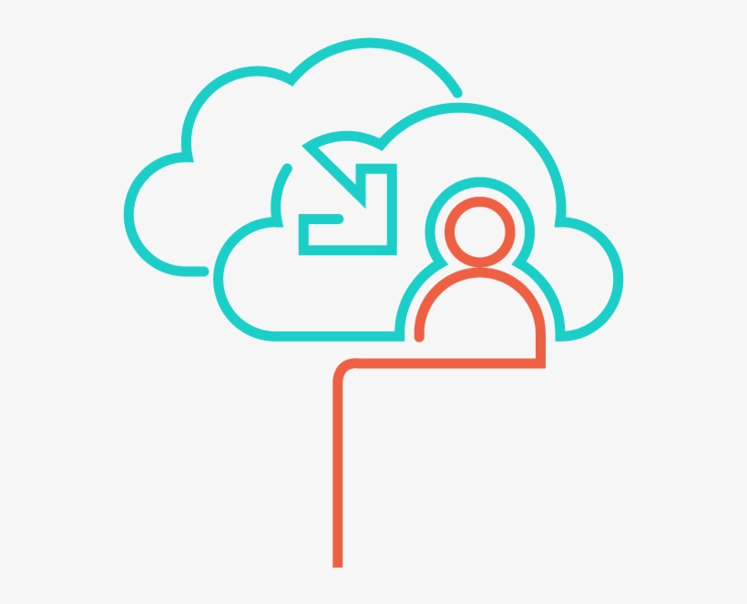 Icon Line Color Cloud Advisory And Migration Solutions, transparent png #6704070