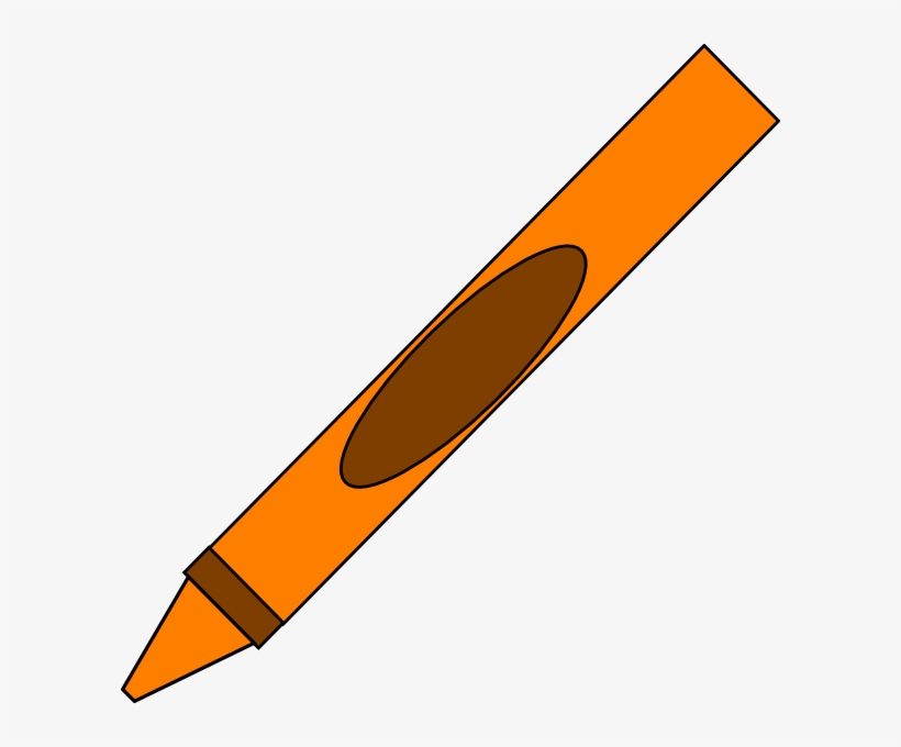 Crayon Clipart Orange Crayon, transparent png #6705900