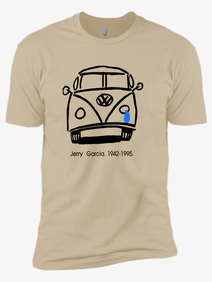 Vw Miss Jerry Blue Teardrop Premium Cotton T-shirt, transparent png #6707279