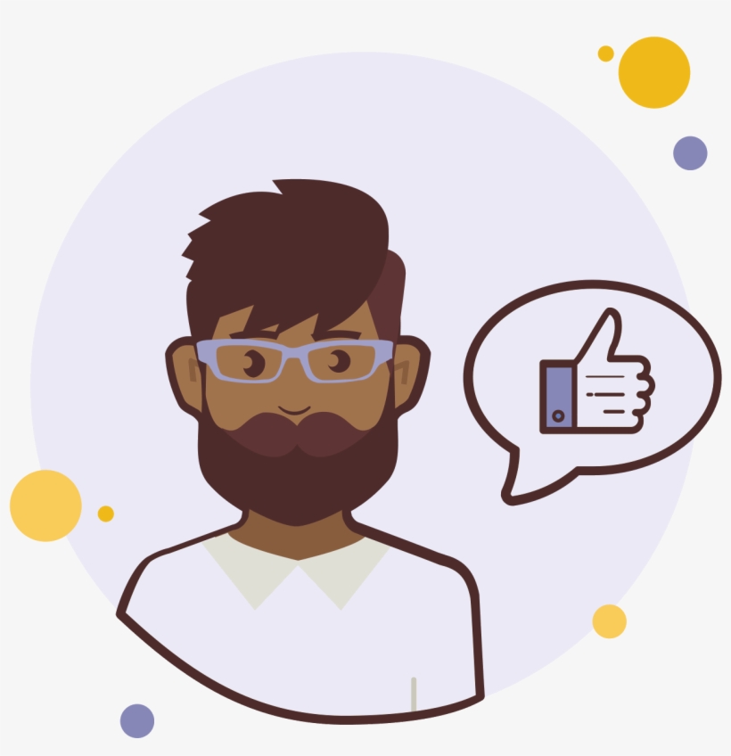 Man With Beard Like Icon, transparent png #6708015