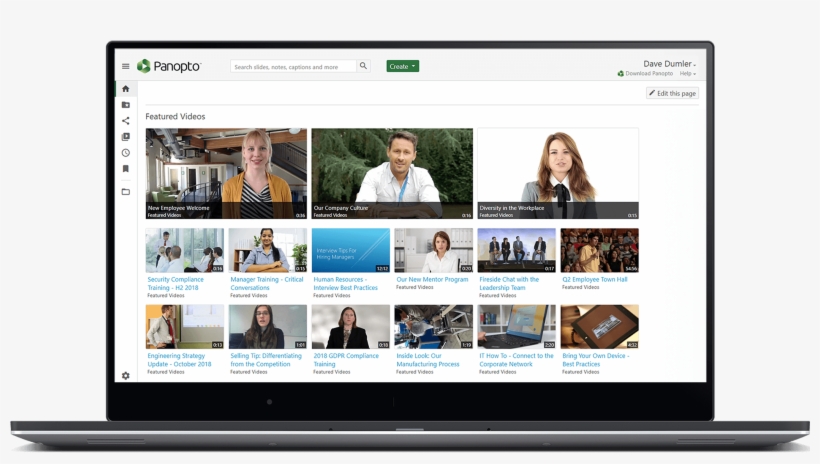 Panopto Video Content Management System, transparent png #6709540