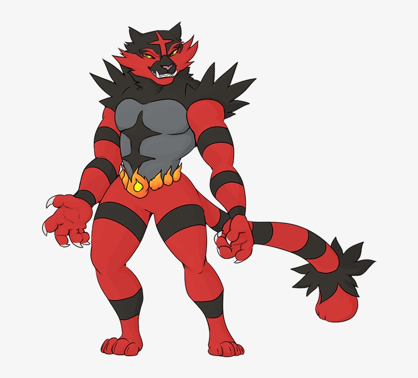 Incineroar Png Pokemon, transparent png #6710887