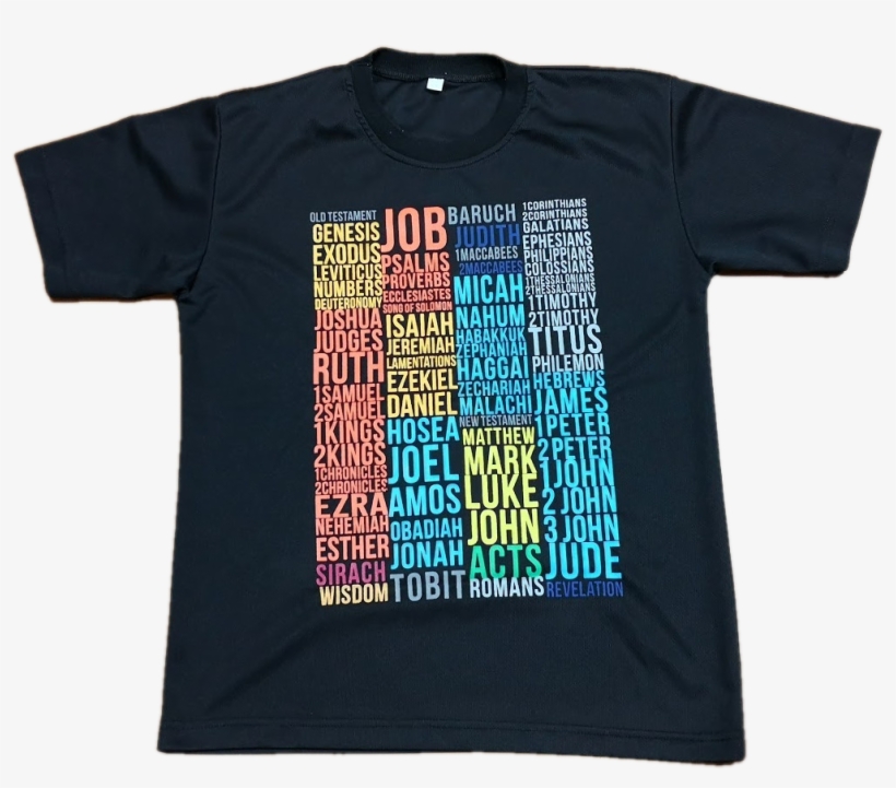 T Shirt Bible Books, transparent png #6715455