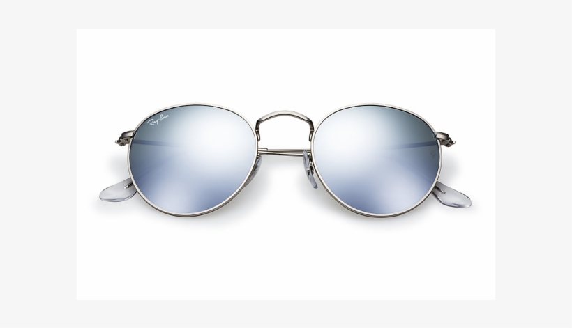 Ray-ban Transparent Frame Mirror Lens Sunglasses, transparent png #6717371