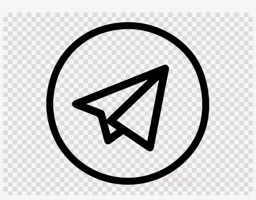 Telegram White Logo Png Clipart Computer Icons Telegram, transparent png #6717860