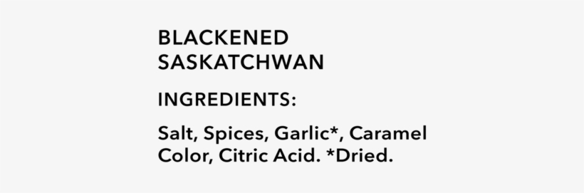 Blackened Saskatchewan Seasoning, transparent png #6720333
