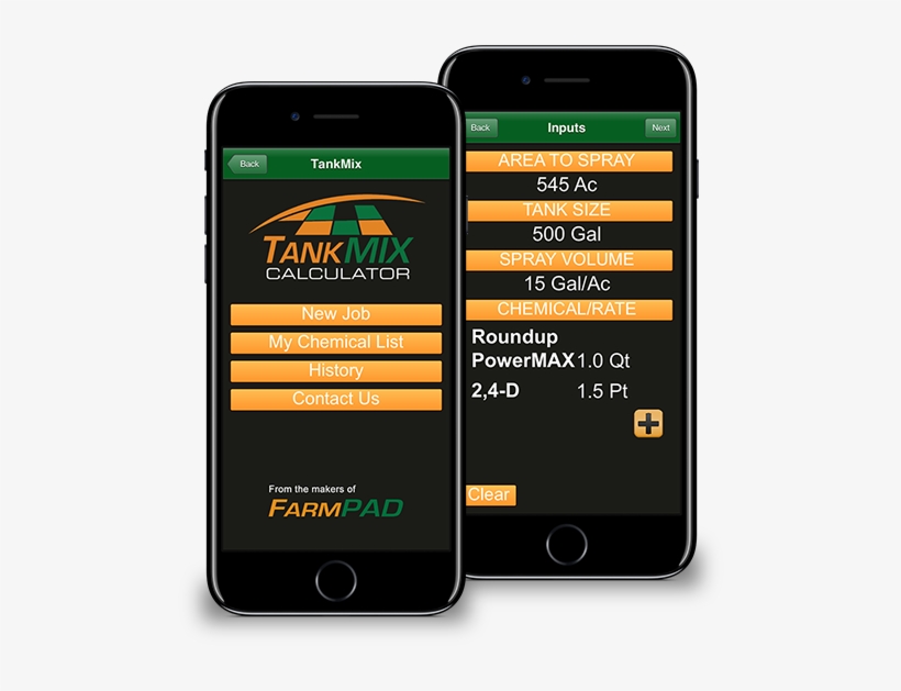 Tank Mix Calculator Farm Mobile App White Iphone7, transparent png #6720387