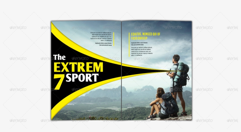 Magazine Template, transparent png #6721266