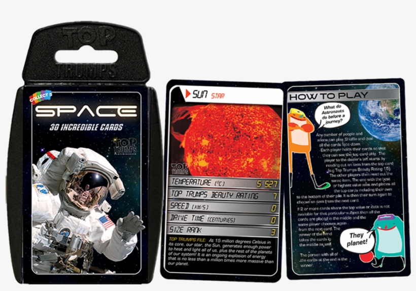 Let's Break Down This Classic Space Pack Of Top Trumps, transparent png #6722688