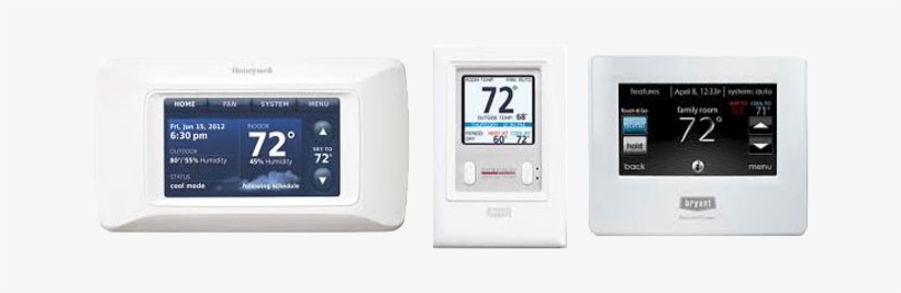 Honeywell And Bryant Thermostats, transparent png #6722827