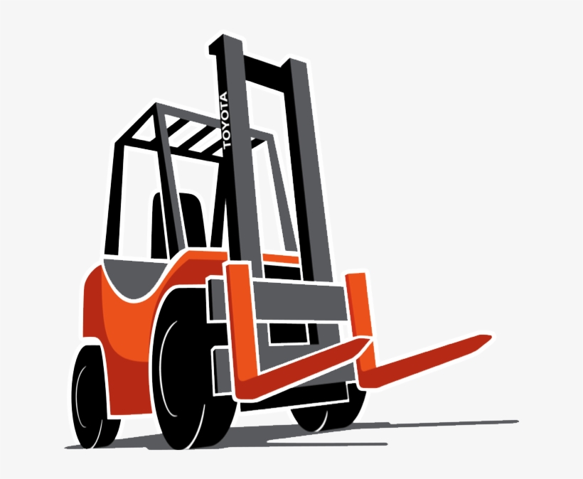Toyota Cartoon Forklift, transparent png #6723098
