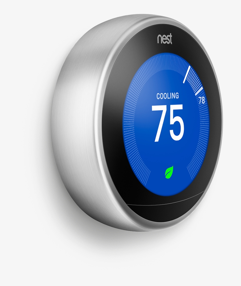 The 3rd Gen Nest Thermostat Programs Itself, transparent png #6723282