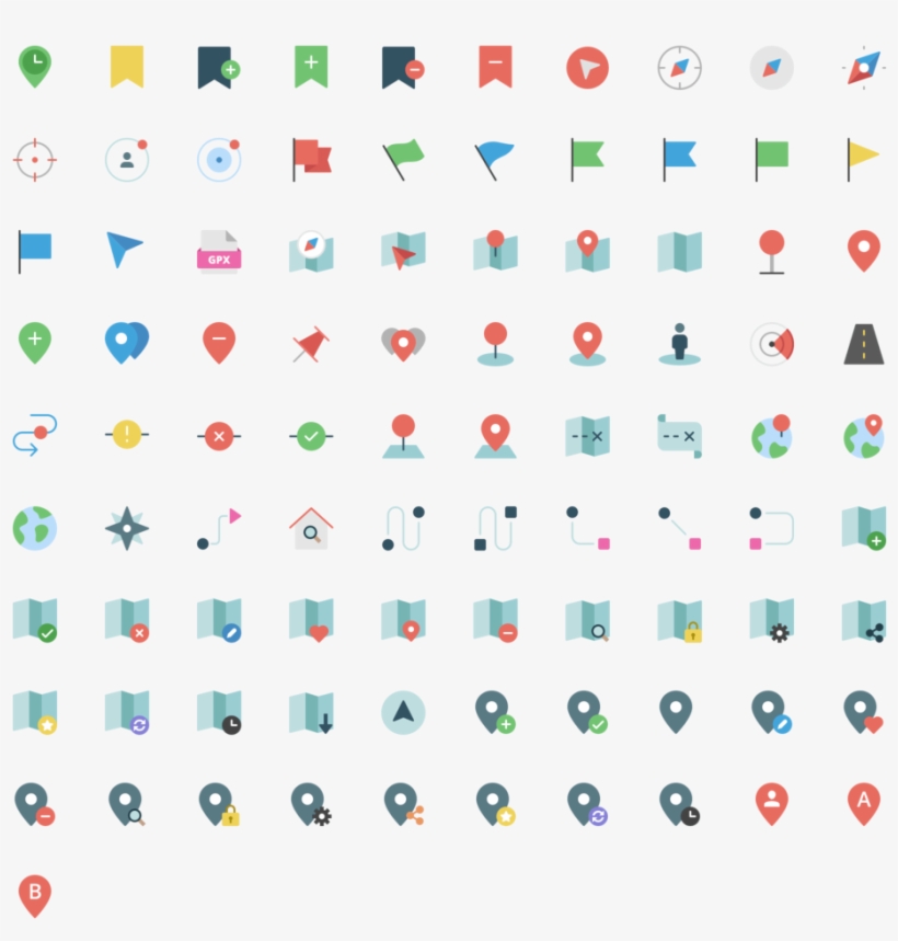 Maps And Location Icons, transparent png #6724646