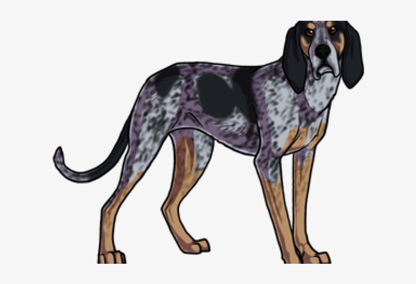 blue tick hound figurine