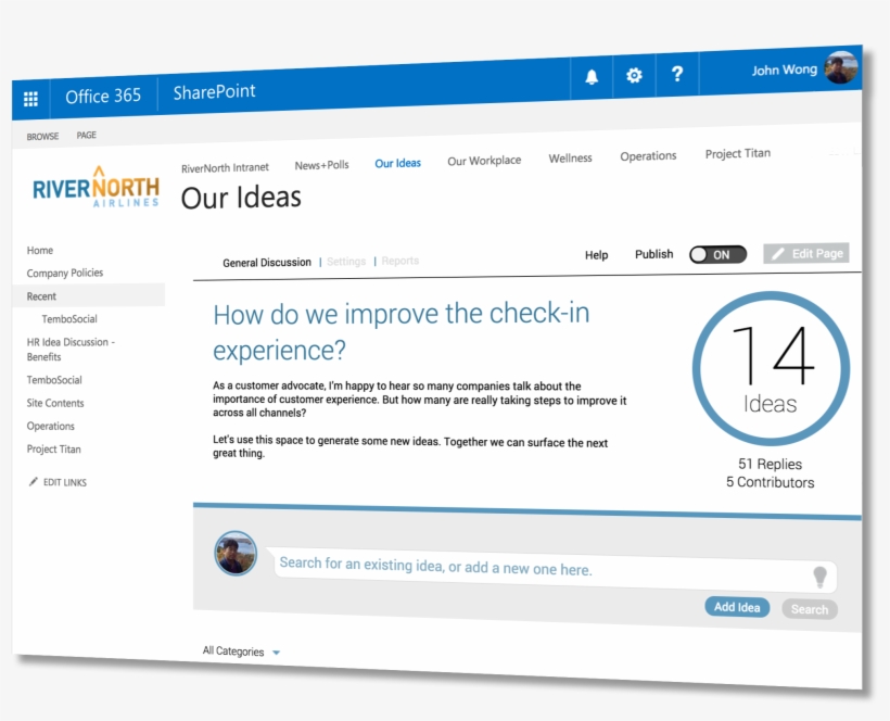Tembosocial Ideas For Sharepoint And Office, transparent png #6728823