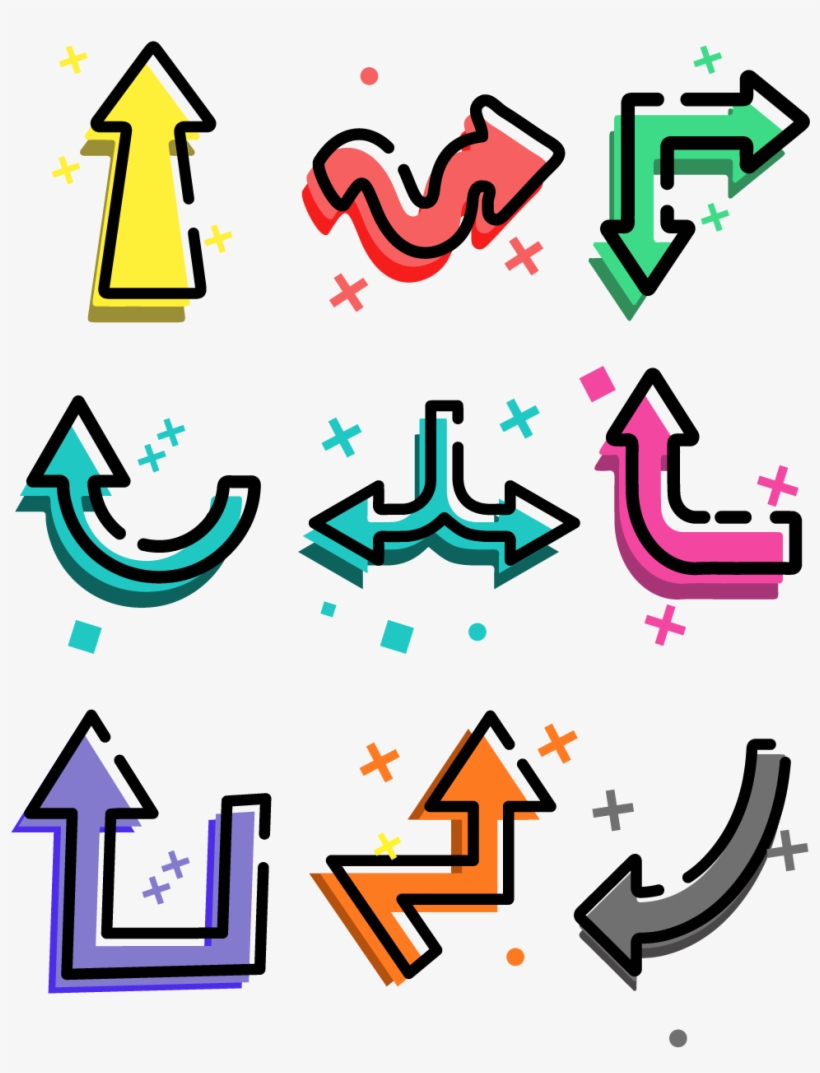 Poster Element Commerce Arrow Monochrome Png And Vector, transparent png #6729429