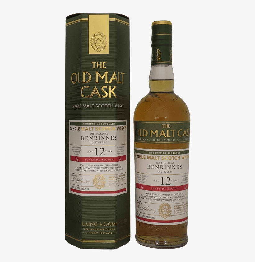 Old Malt Cask Benrinnes 12 Year Old Sherry Cask Whisky, transparent png #6732445