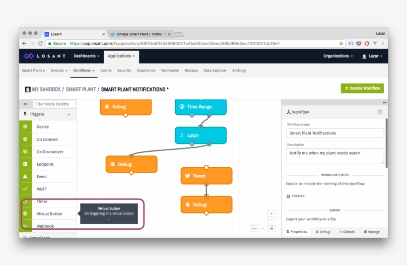 The Button Needs A Payload To Send To The Node It Triggers, transparent png #6737660