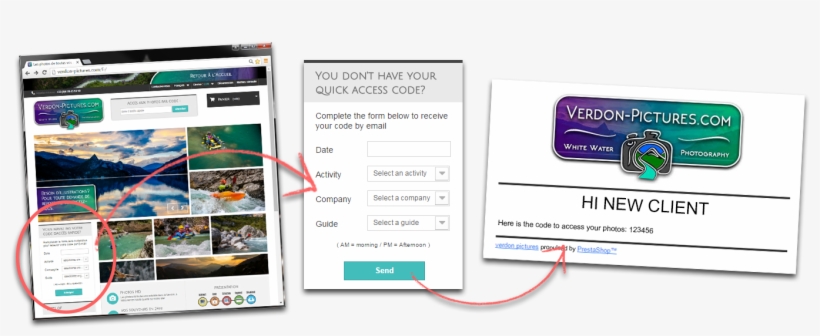 Then Click The "send" Button, transparent png #6737804