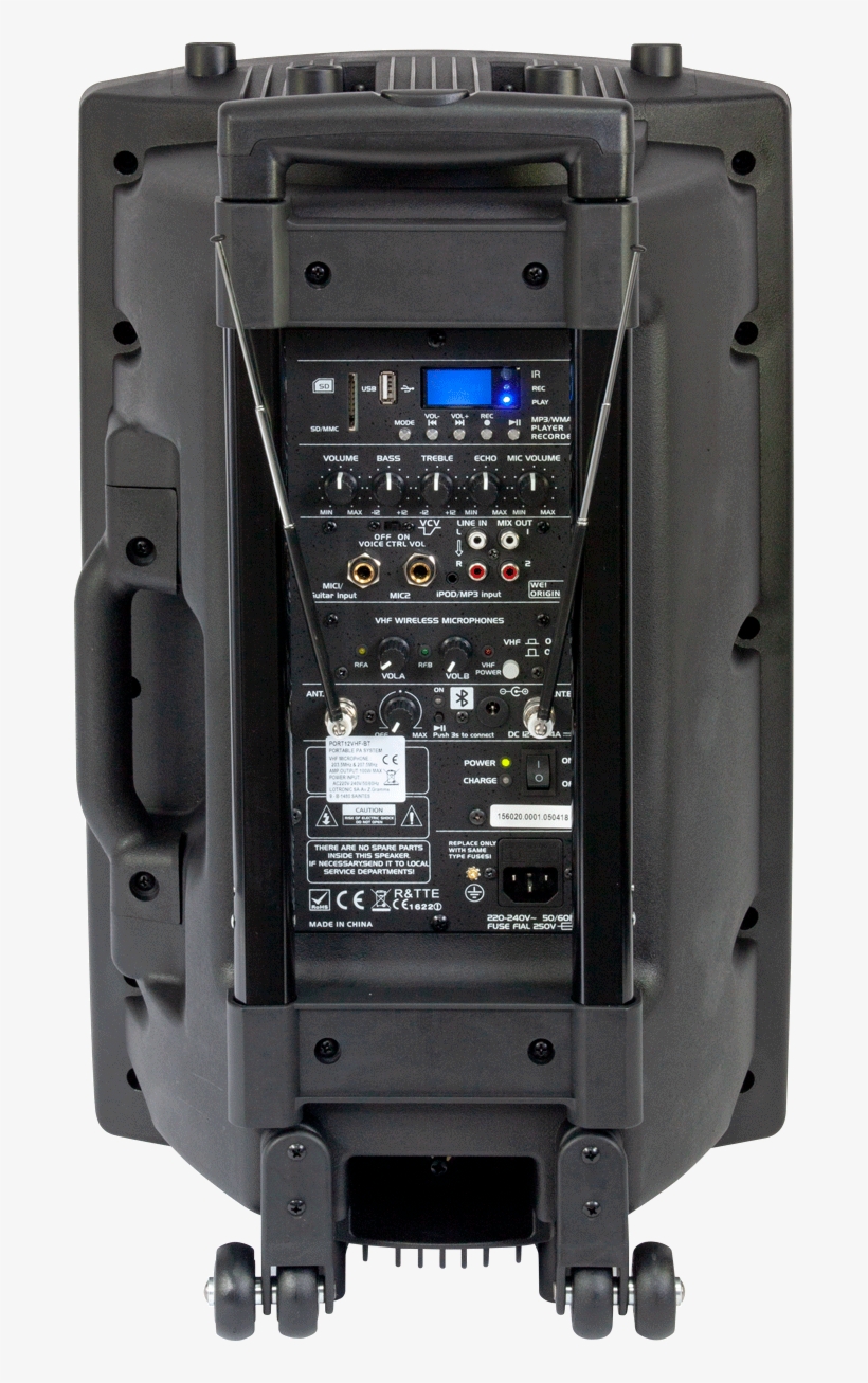 Portable Stand Alone Pa System 12”/30cm With Usb Mp3,, transparent png #6738437