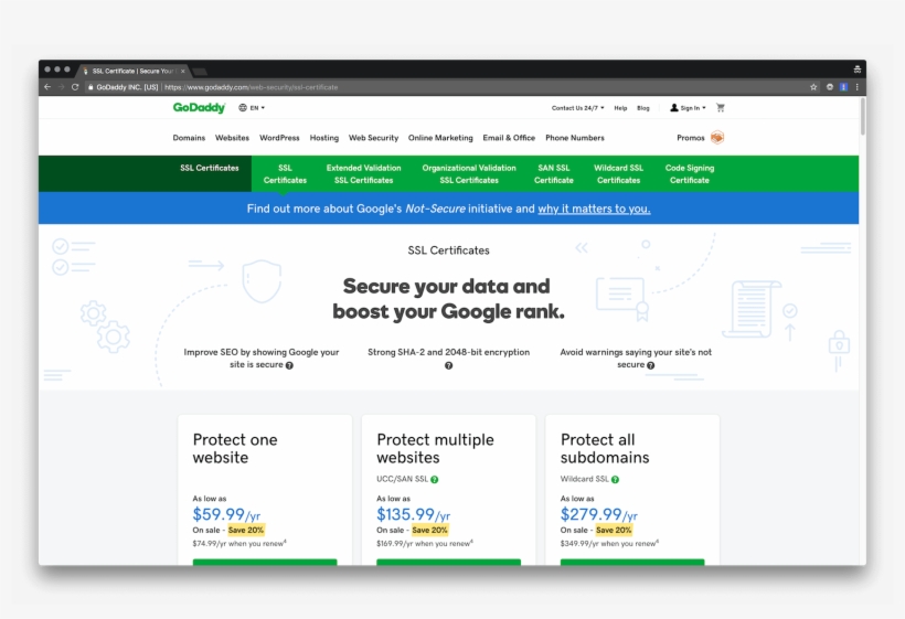 Okay, So Let's Not Buy Godaddy's Ssl, transparent png #6738789