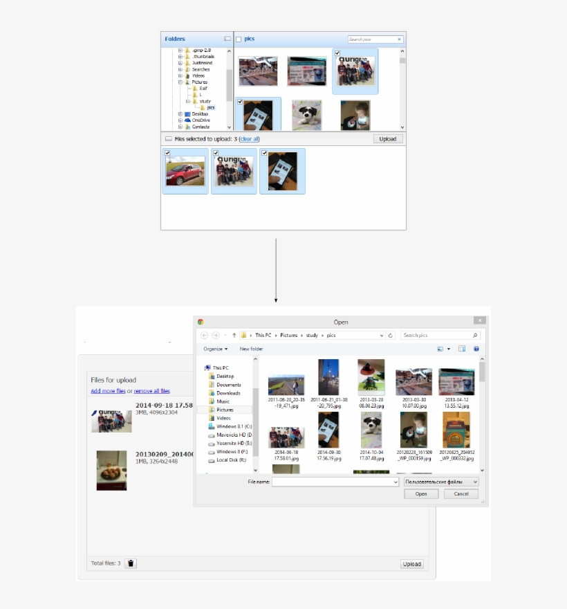 Html5 Uploader Does Not Support File Explorer Like, transparent png #6742627
