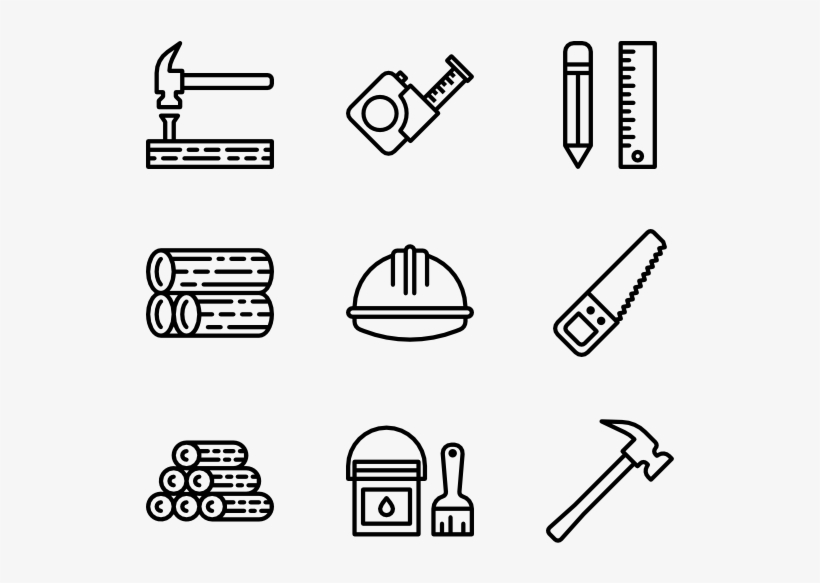 Clip Construction Icon Packs Psd Carpenter, transparent png #6746873
